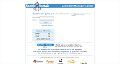 Desktop Screenshot of manager.seattlerentals.com