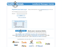 Tablet Screenshot of manager.seattlerentals.com